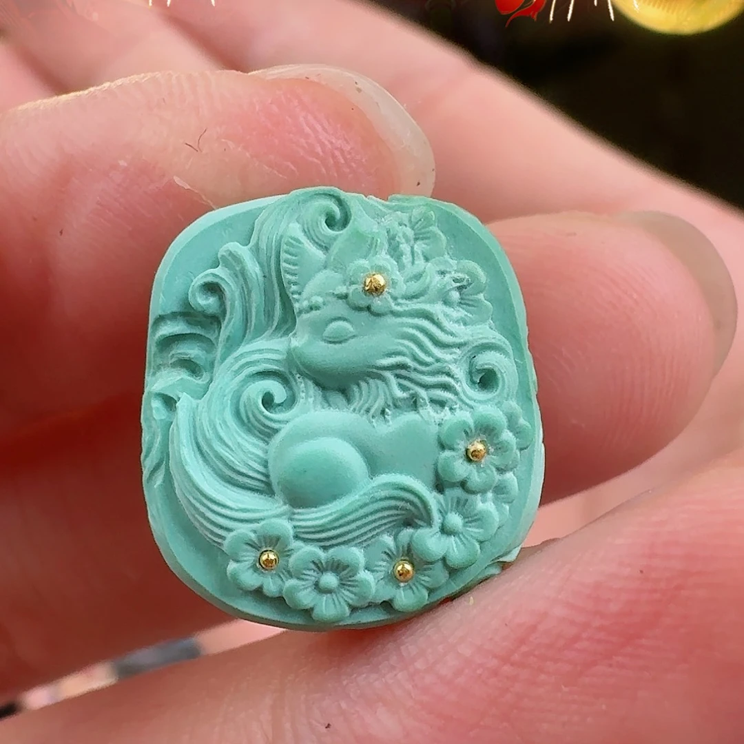 绿松石珠宝奇石未镶嵌