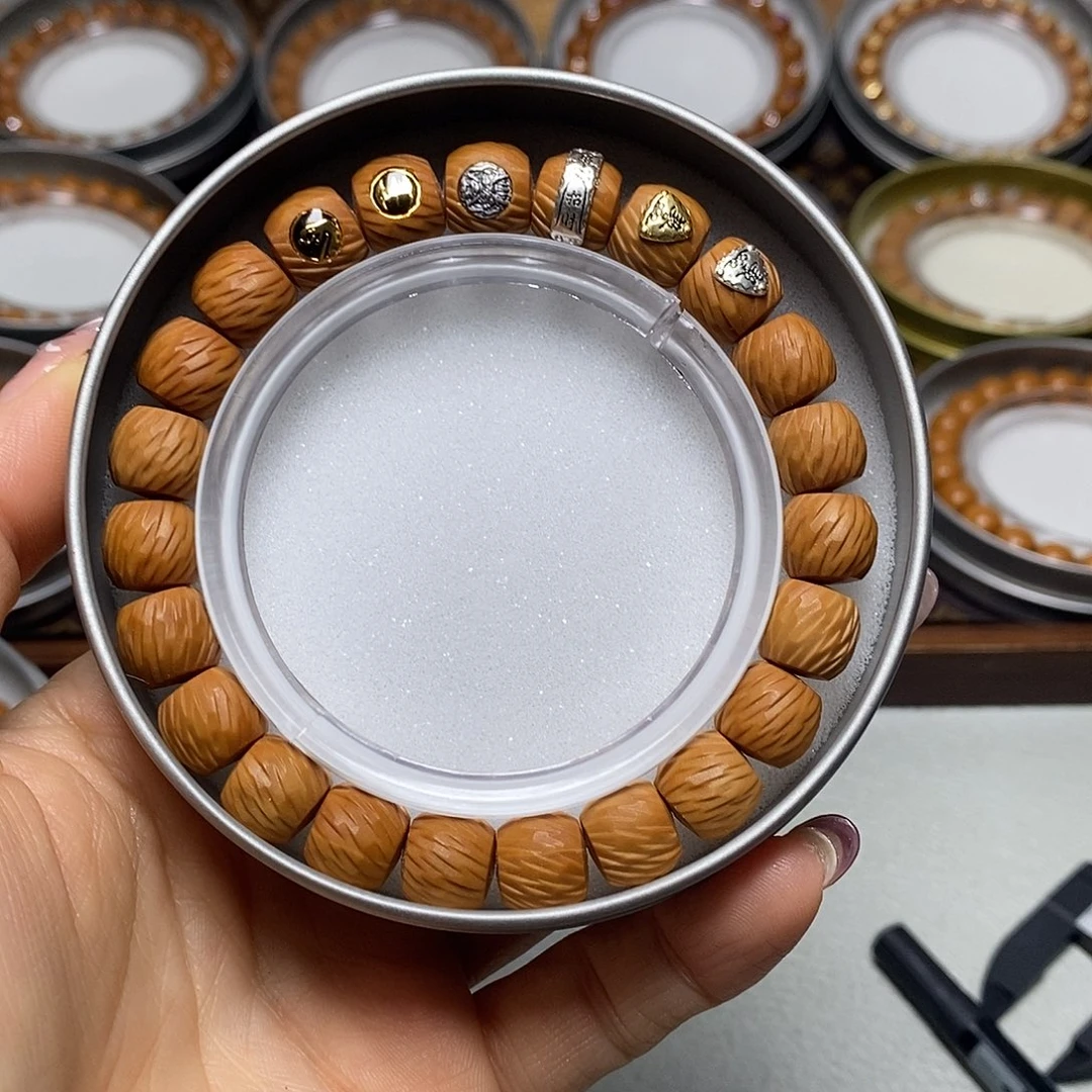 猴头核桃手串362号11左右六标羽翼蛇纹全品