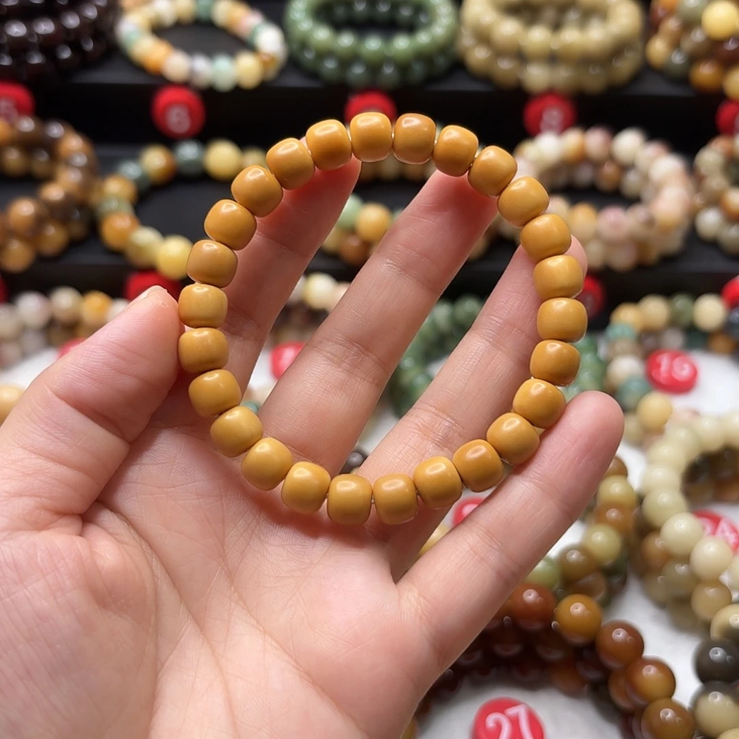 菩提根/象牙果手串白玉菩提