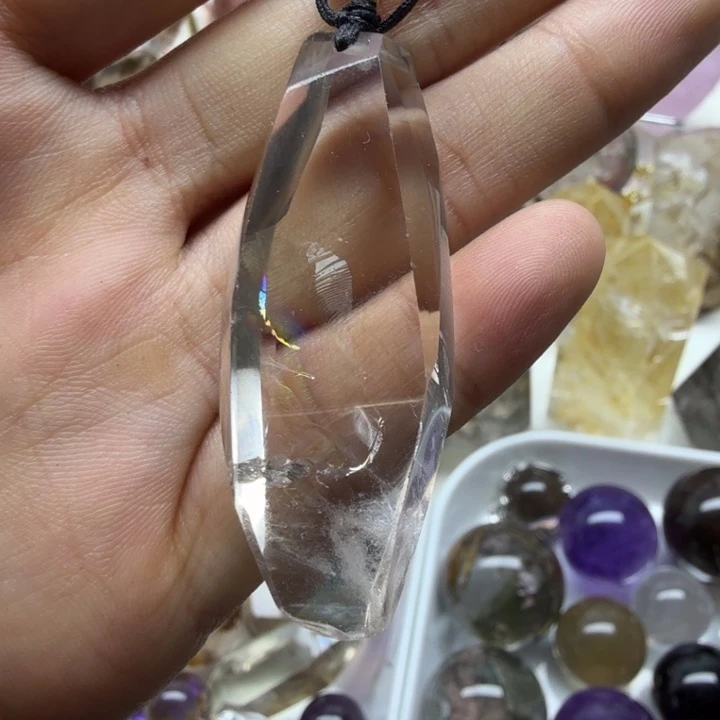 水晶未镶嵌珠宝半成品