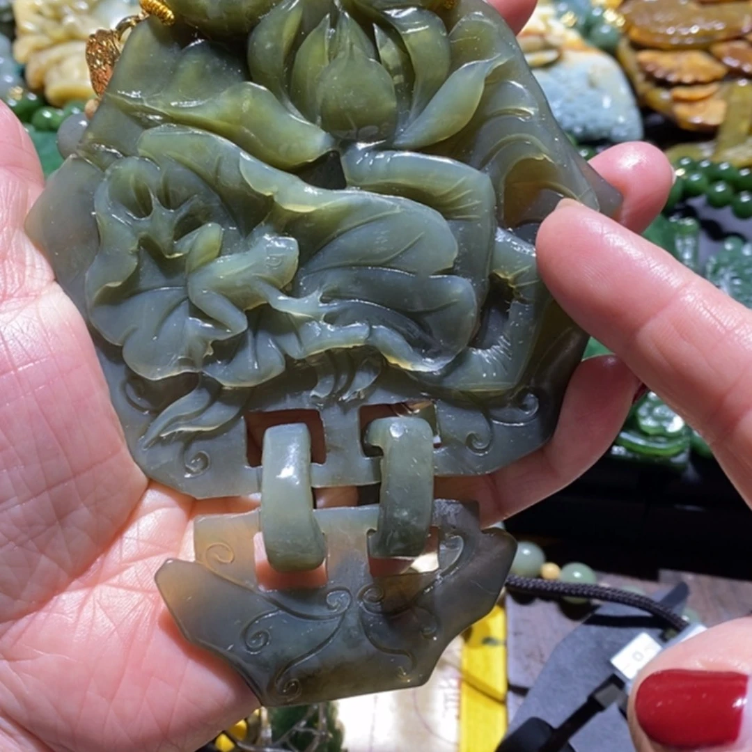 【闪购商品】岫玉毛衣链未镶嵌