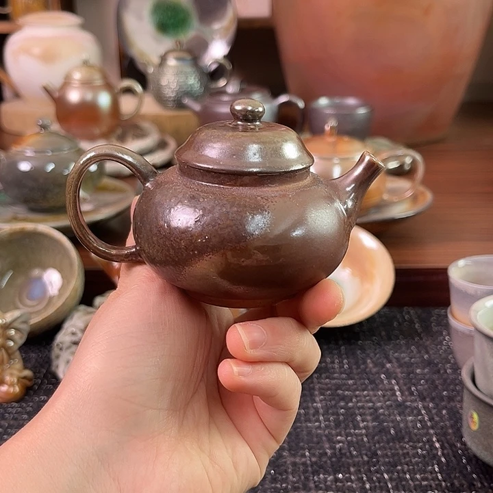 柴烧小容量精品壶