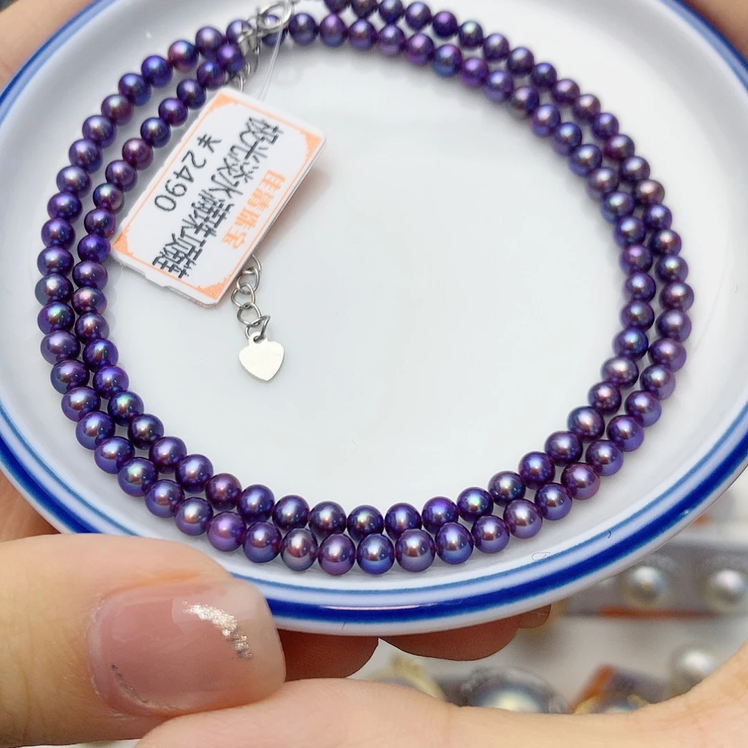 淡水珍珠未镶嵌颈饰W9