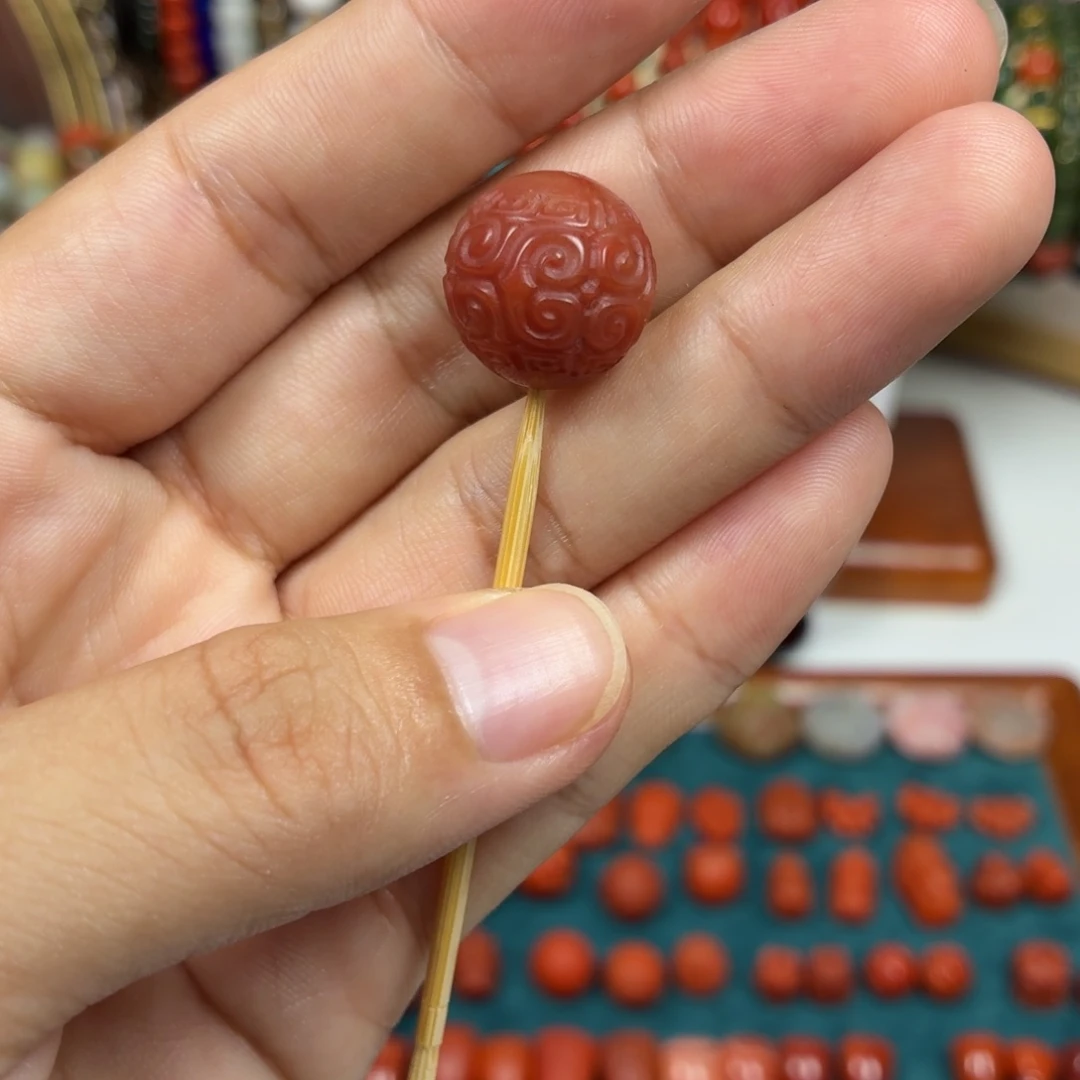 未镶嵌配饰南红玛瑙15mm