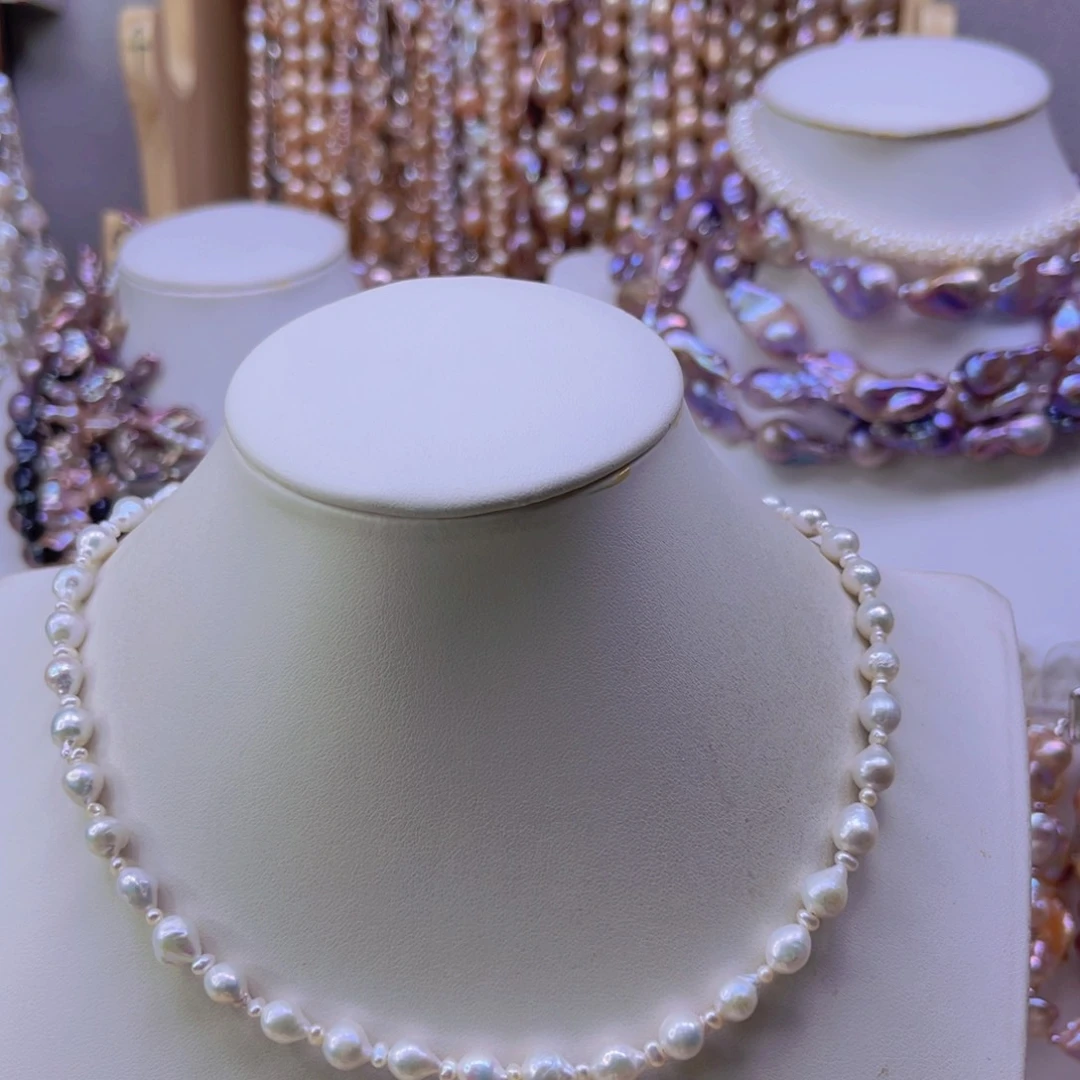 淡水珍珠手绳合金