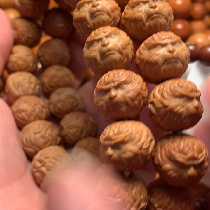 【闪购商品】猴头核桃手串东***庆悟空