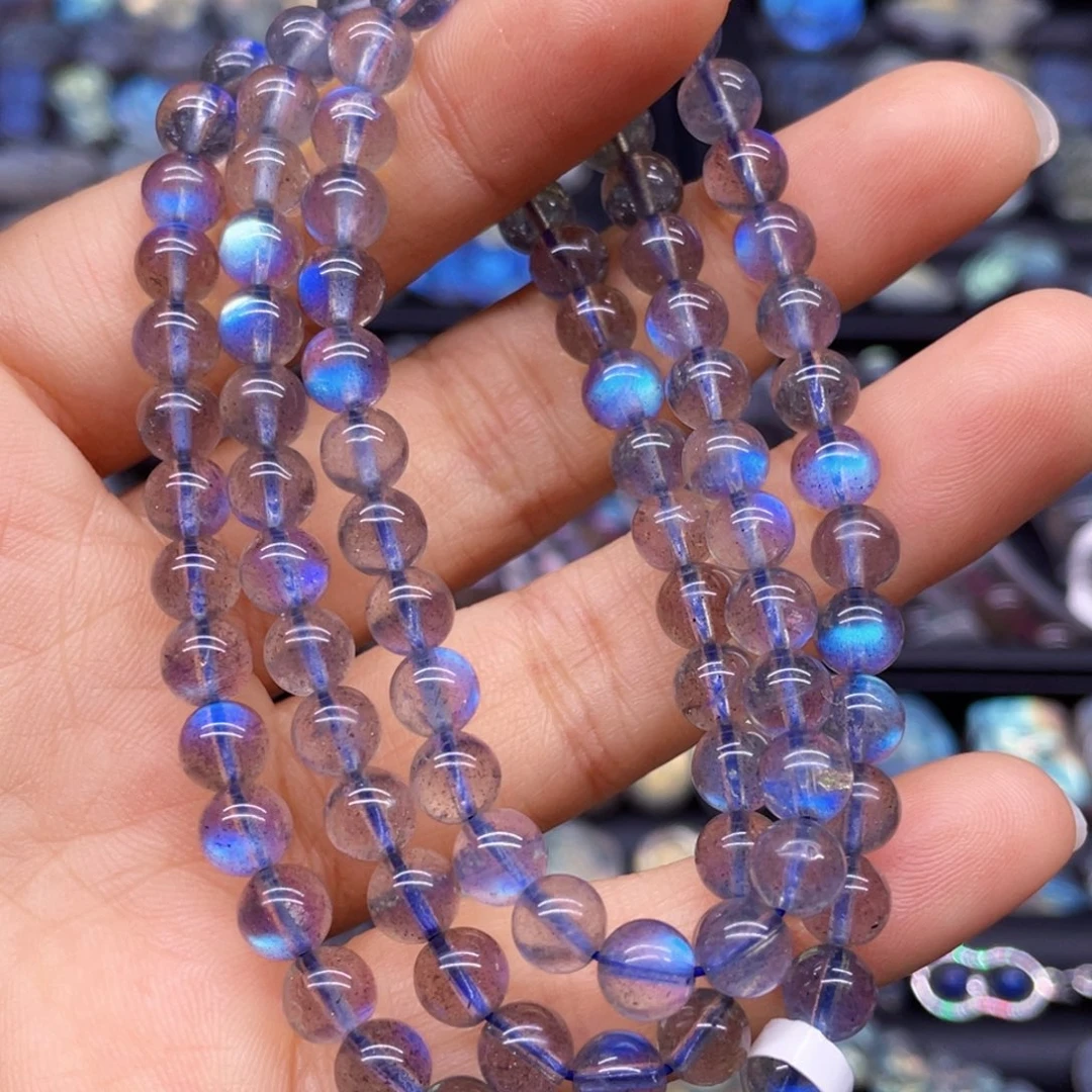 长石手串未镶嵌6.1左右