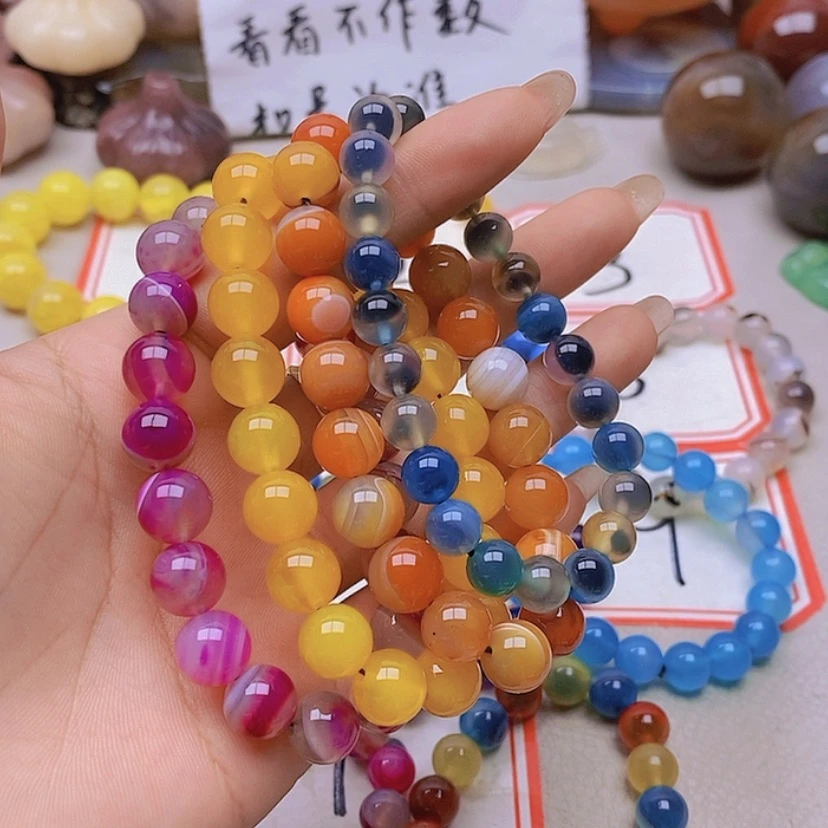 【闪购商品】未镶嵌玛瑙/玉髓珠宝半成品6*