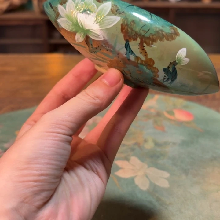 柴烧纯手工手绘陶瓷