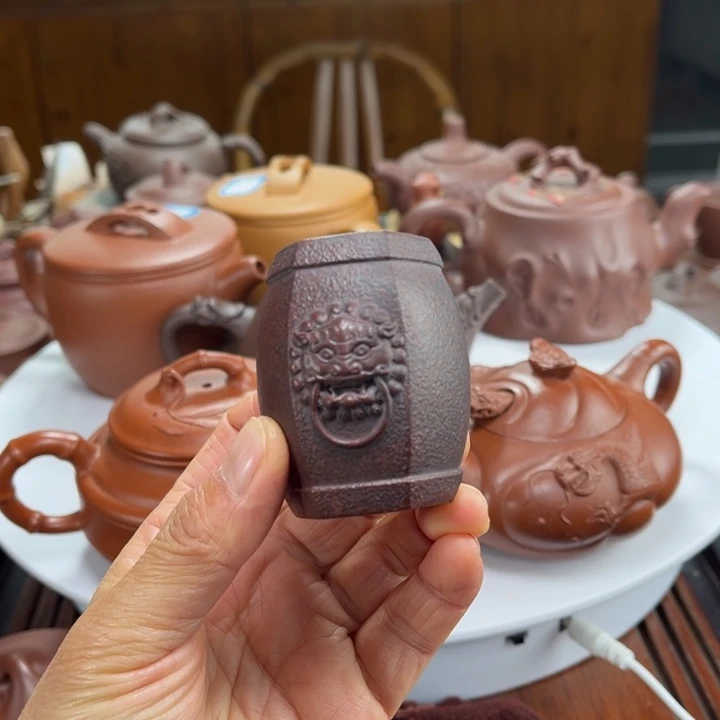 茶壶紫砂紫砂花茶