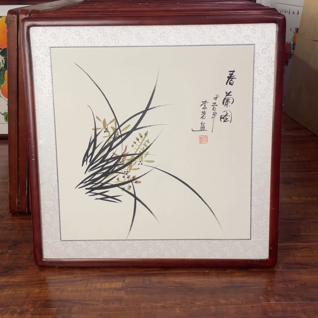 国画带框尺寸63*63厘米