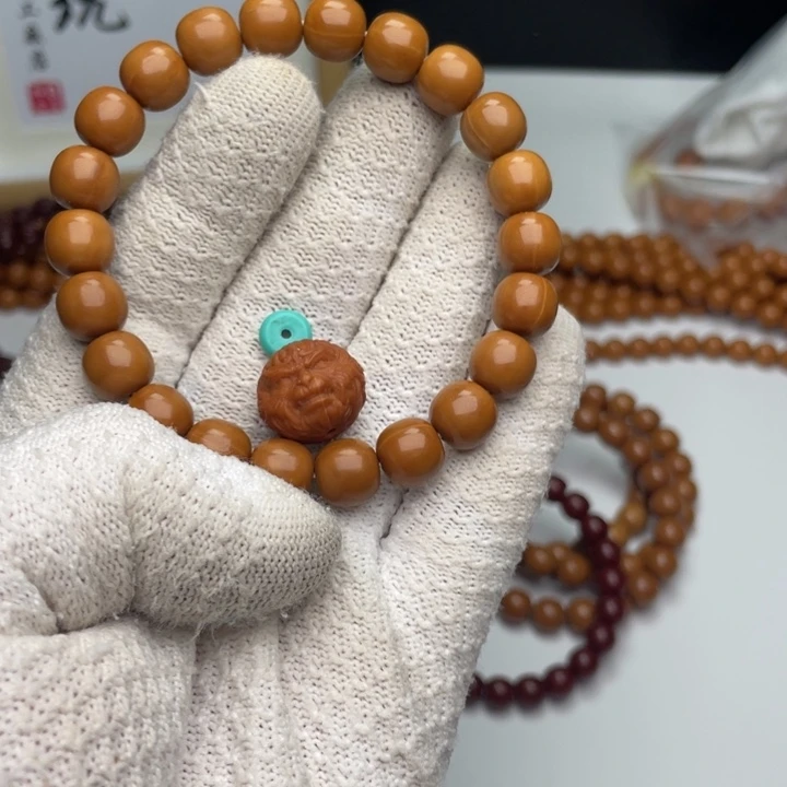 噜***啦猴头核桃吊坠桶珠