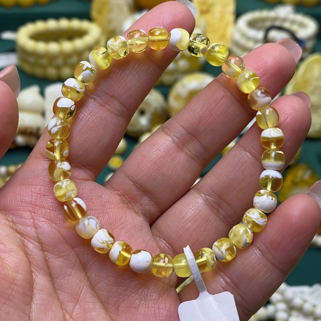 蜜蜡未镶嵌裸石6➕