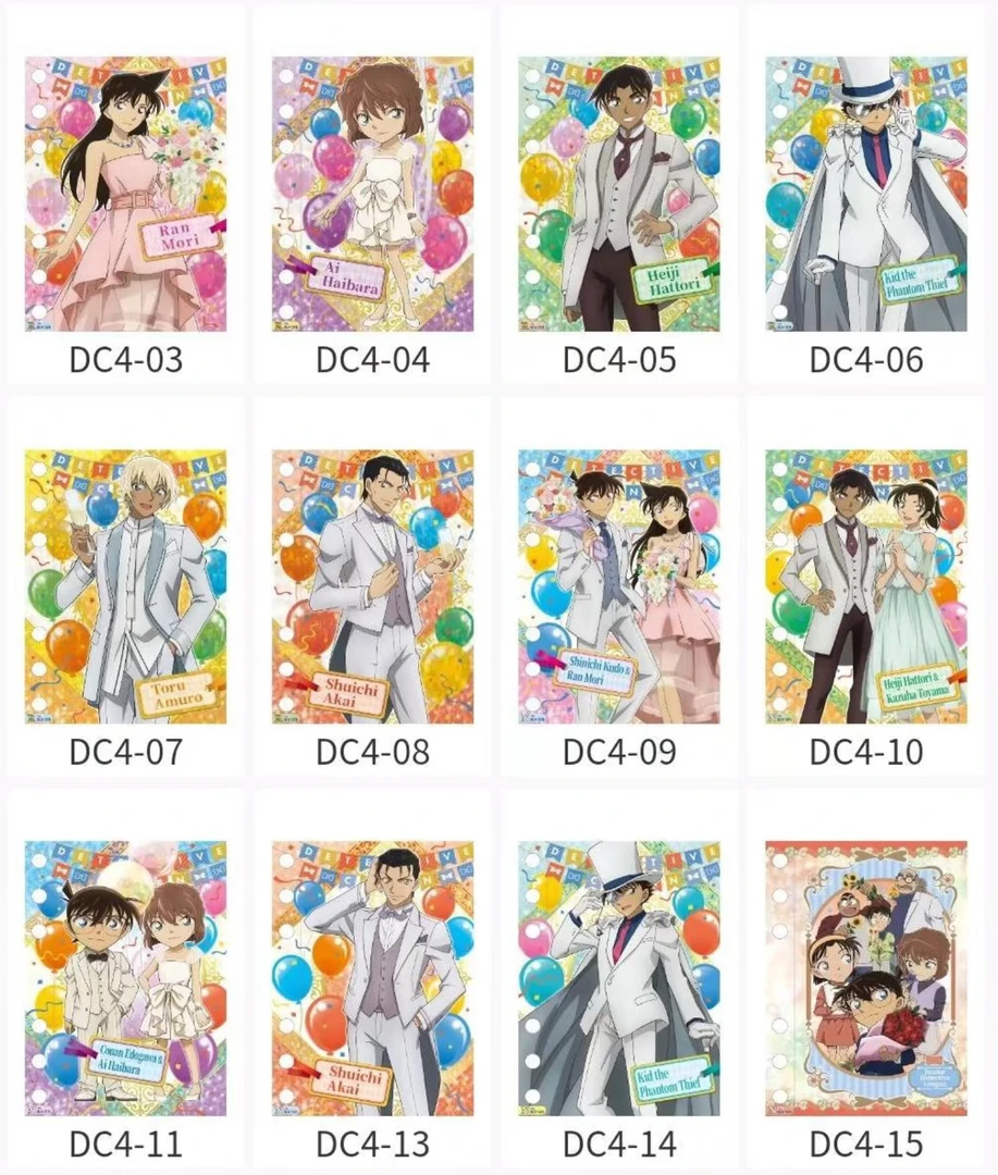 【名侦探柯南】四弹贴纸30周年纪念装（1包5张装）