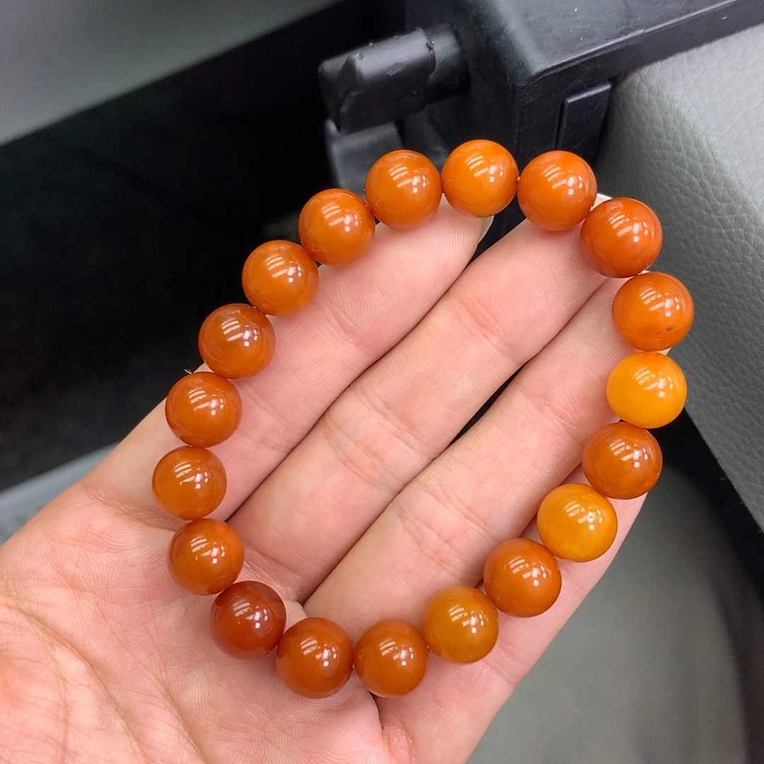 琥珀未镶嵌珠宝奇石10mm➕