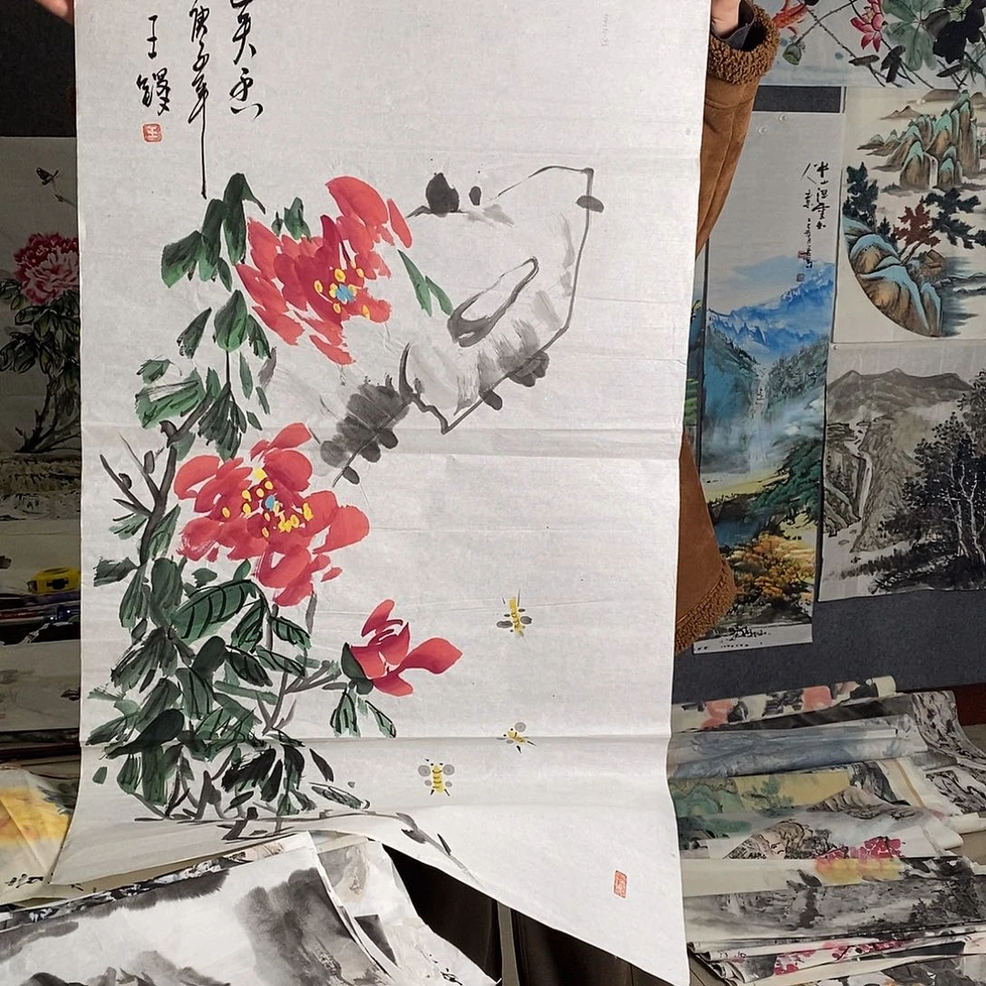 国画纯手写手绘作品76