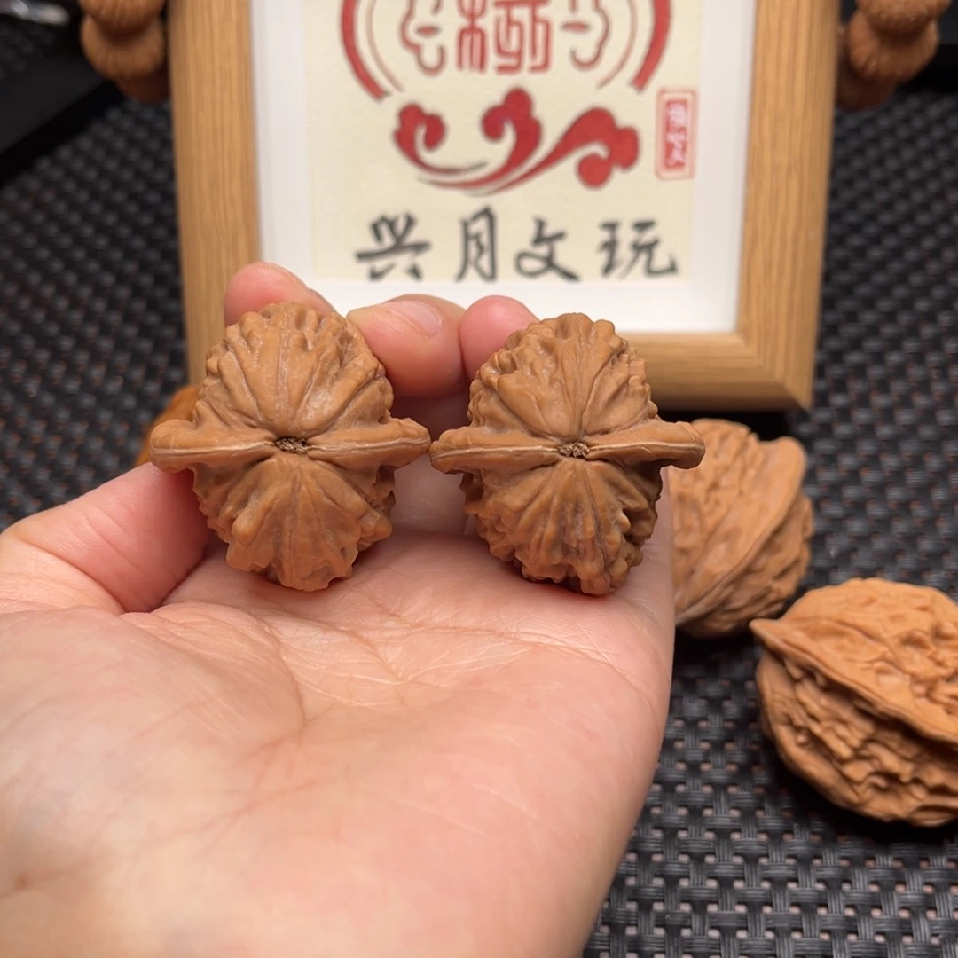 吊坠文玩核桃沐****】全品大红袍35