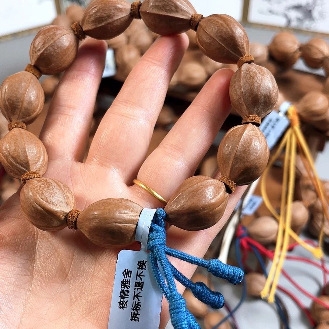 瑗***橄榄核手串/手链17/24梅林铁核