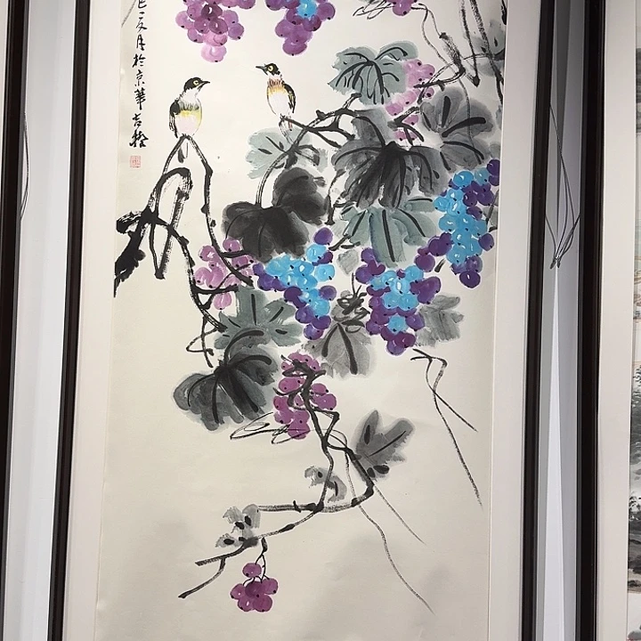 国画秋实图 8平尺不带框