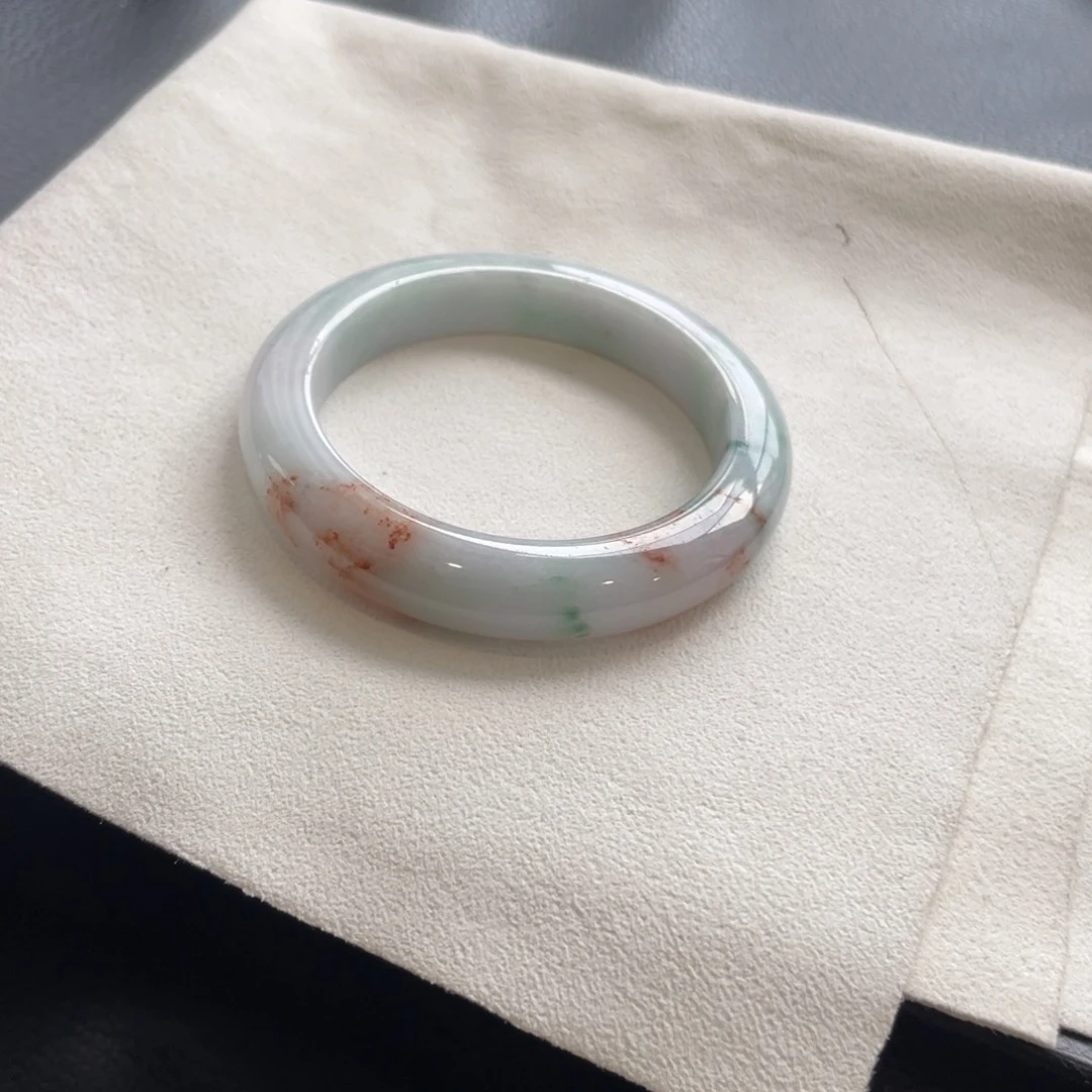 翡翠未镶嵌手镯纹51正圈