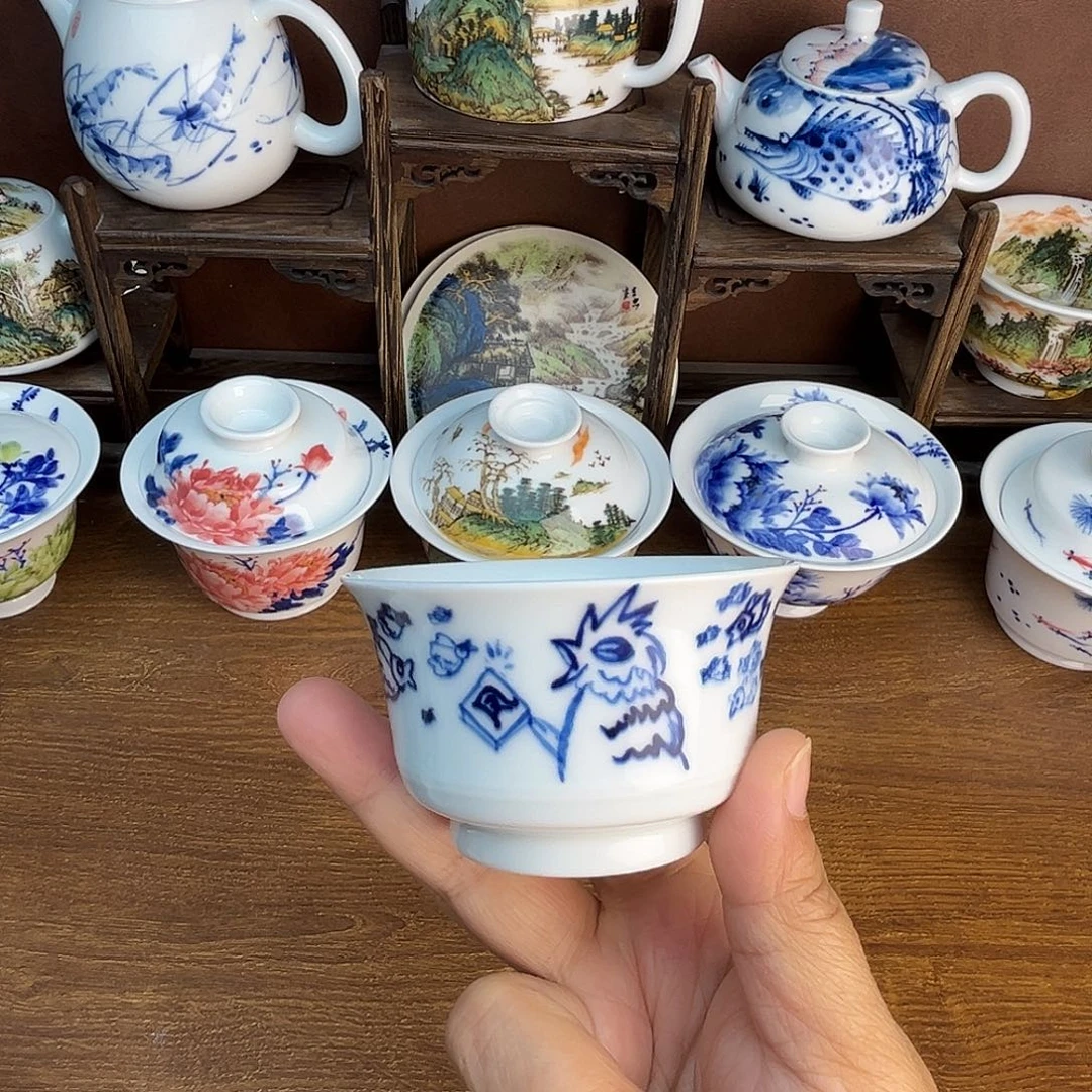 忠意堂釉下彩搞笑系列