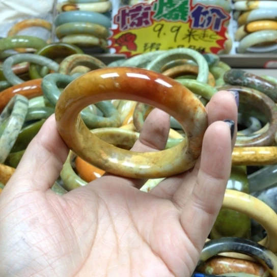 未镶嵌蛇纹石玉手镯水****)