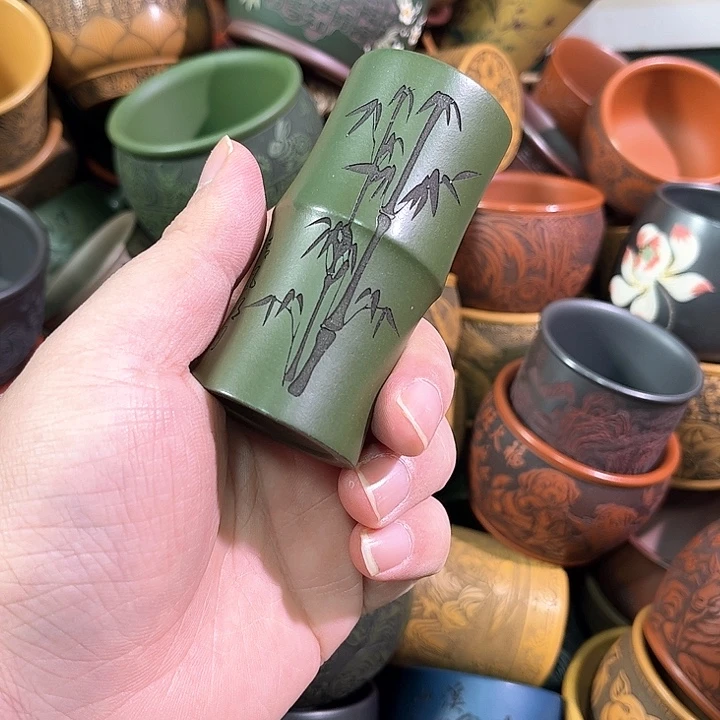 茶杯紫砂全手工紫砂主人杯