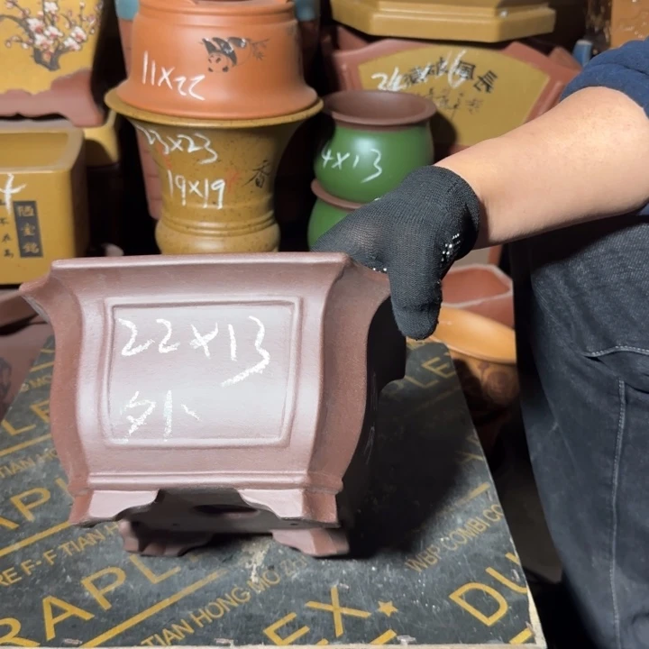 紫砂花盆紫砂花盆