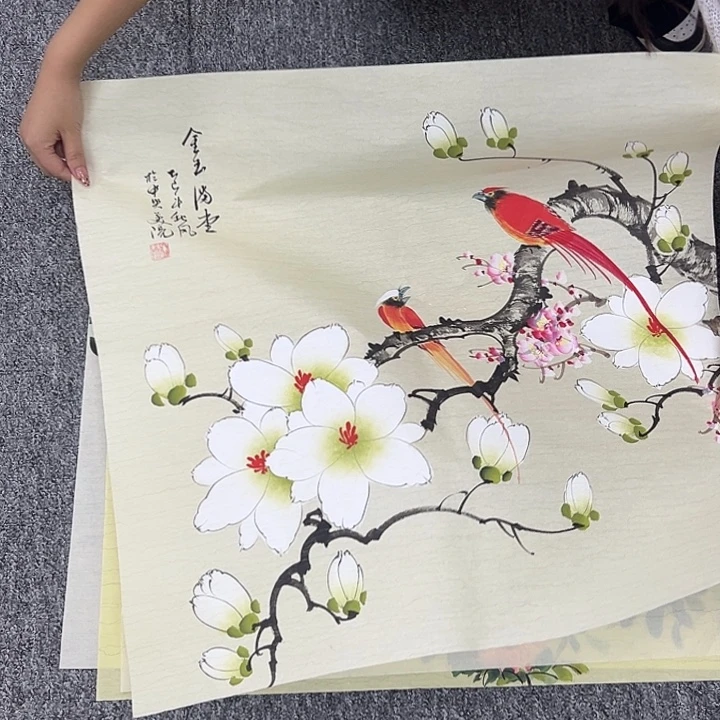 国画国画作品纯手工