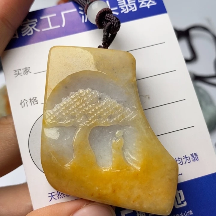 翡翠颈饰未镶嵌翡翠