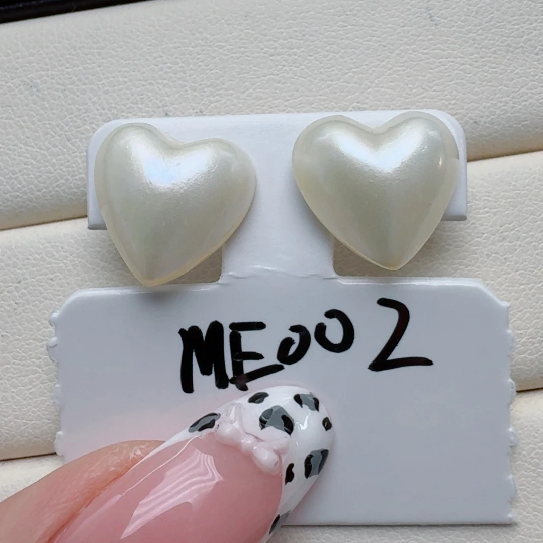 拼合珍珠（马贝珠）耳饰银S925镶嵌@@me002