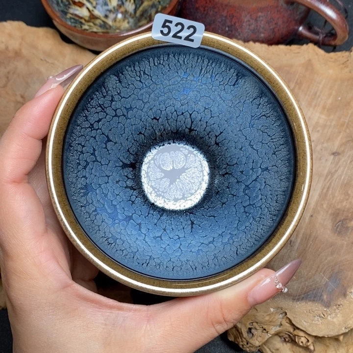 茶盏建窑建盏主人杯522微瑕