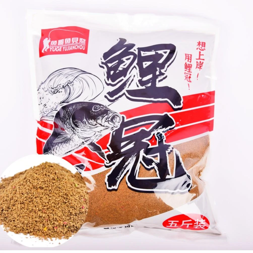 鲤冠 5斤装  鱼见愁自配鲤鱼饵料黑坑爆护饵料鱼哥鱼见愁