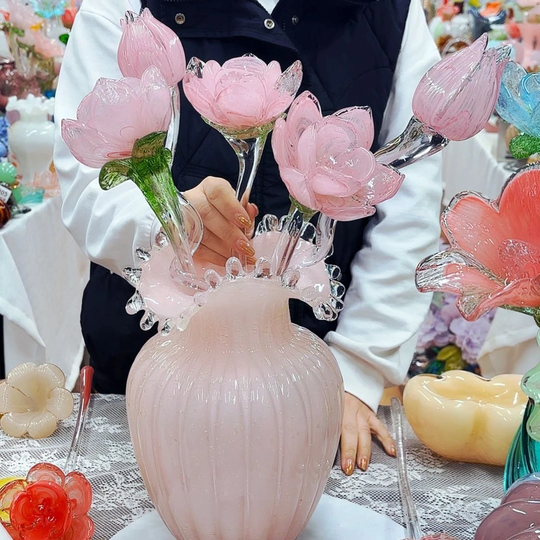 福利不退不换琉璃花瓶花器艺术品