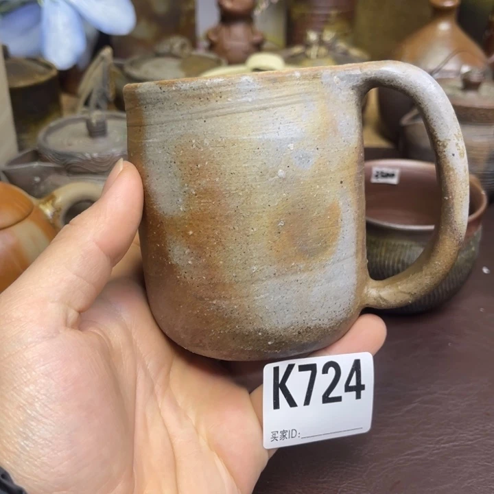 上田玄明马克杯备前烧作品