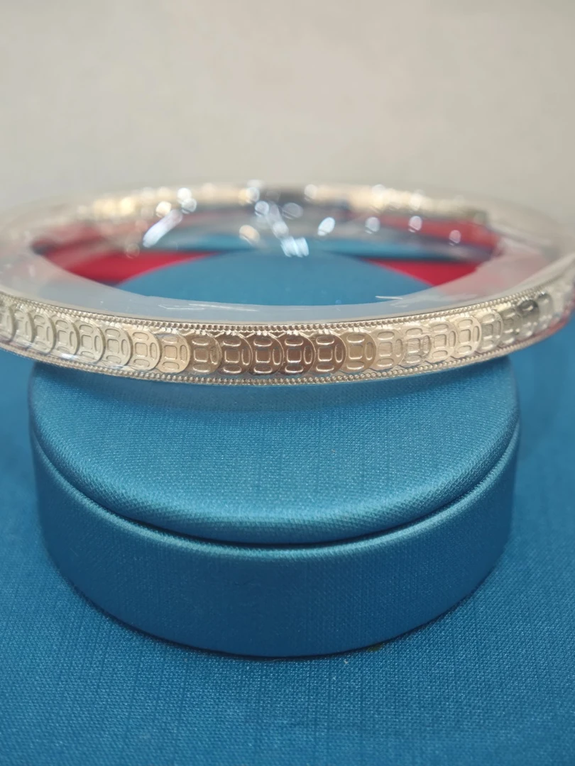 pt950铂金钱币手镯