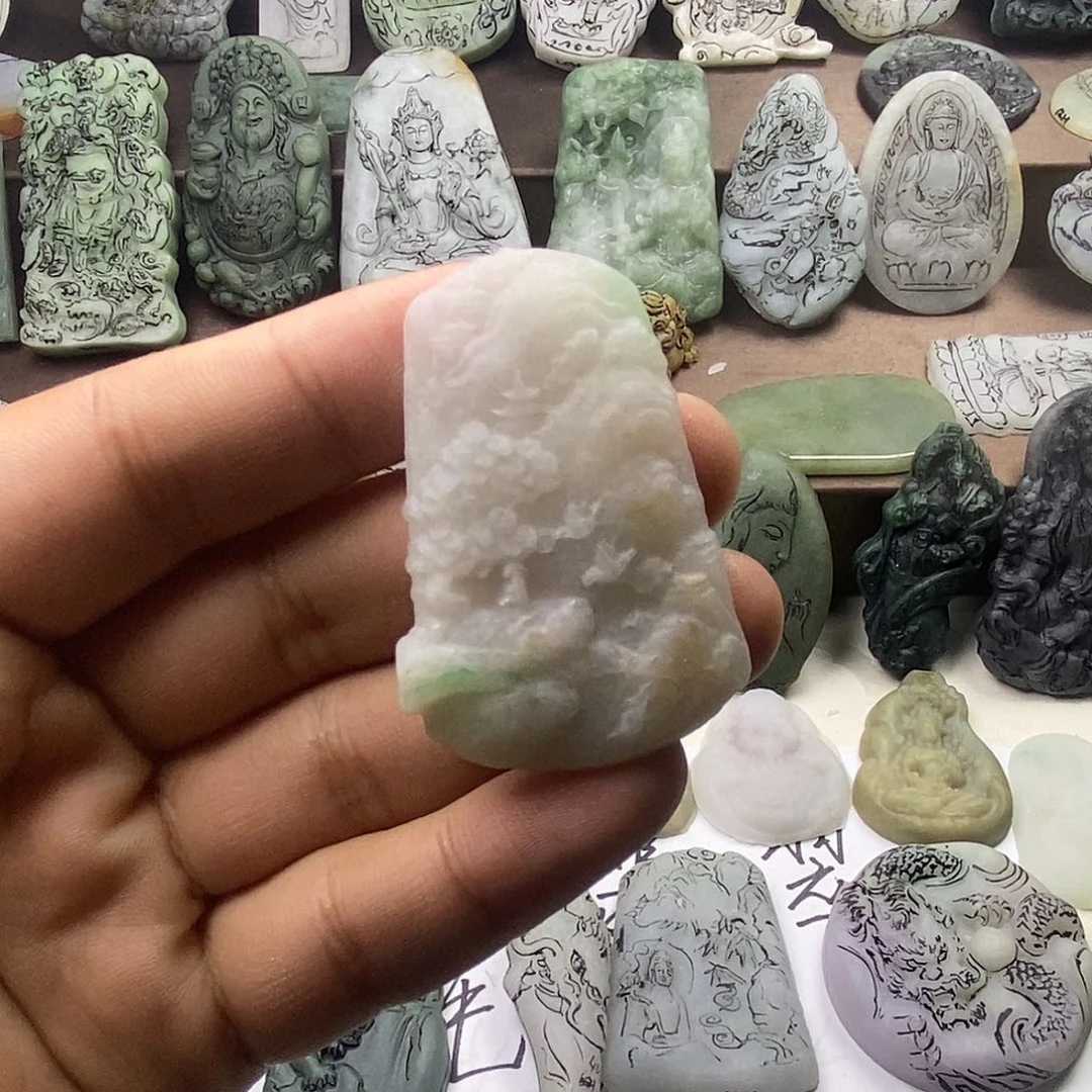 定制翡翠未镶嵌包修包抛