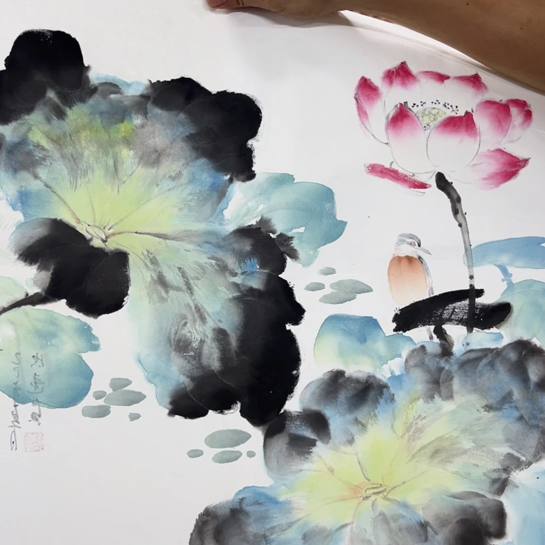 国画老师手绘作品