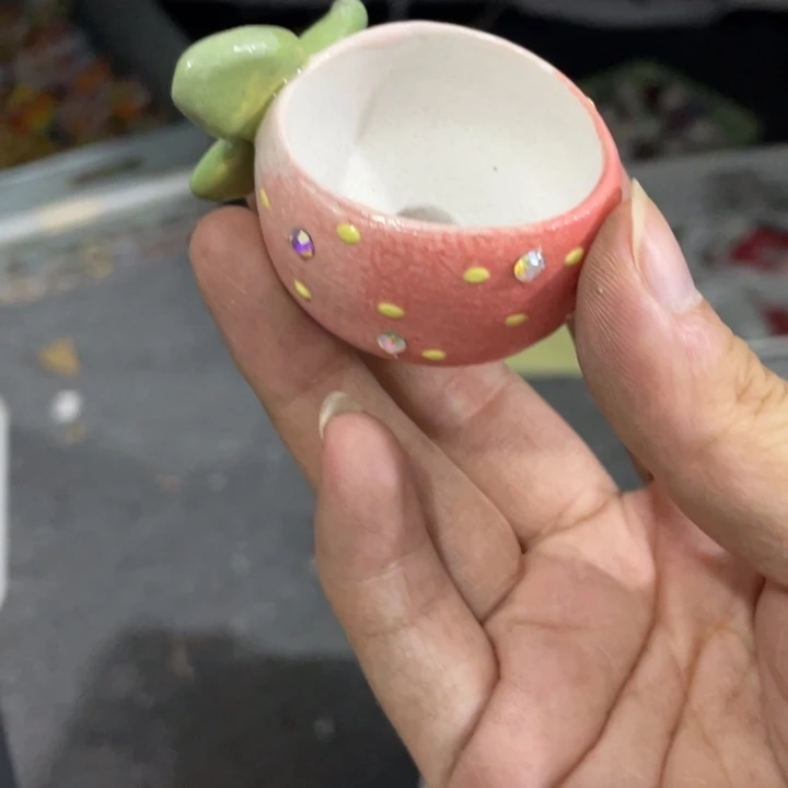 手工多肉花盆手绘精工