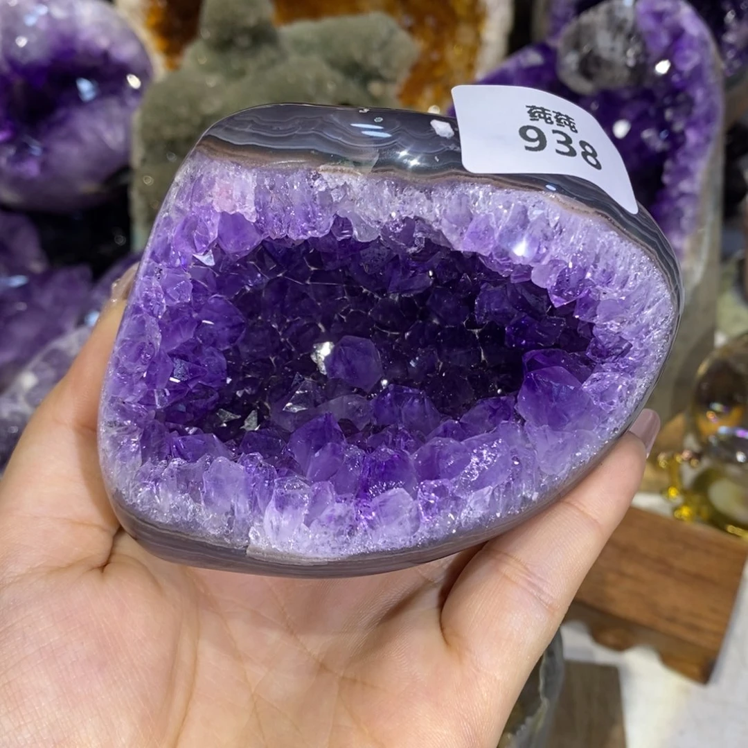 李***0紫晶大型摆件（非配饰）未镶嵌全抛窝窝