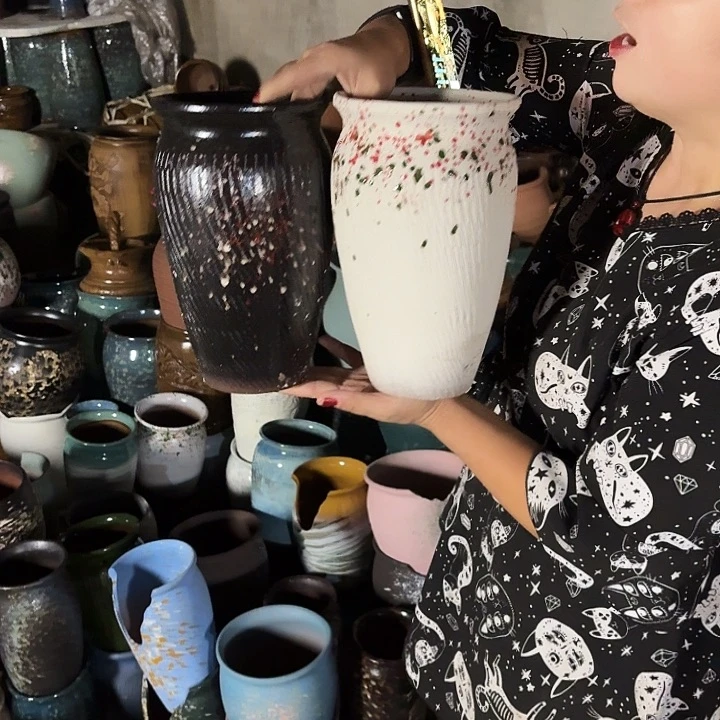 口15高25两个盆子。