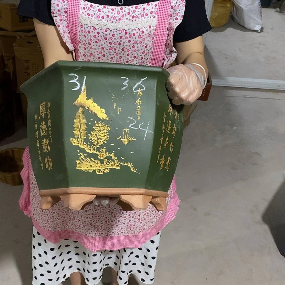 紫砂花盆紫砂花盆