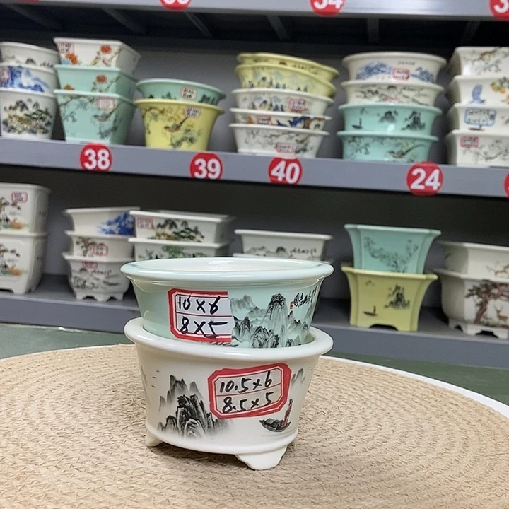 紫砂紫砂花盆3908