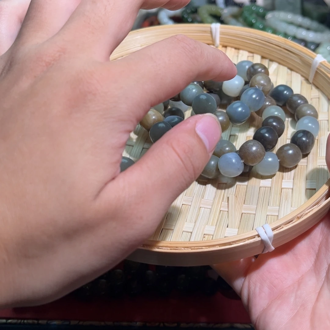 和田玉未镶嵌手链拍一发一