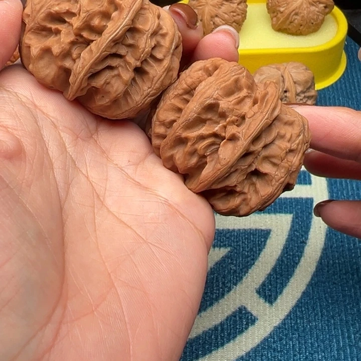 吊坠桃核文玩核桃方块