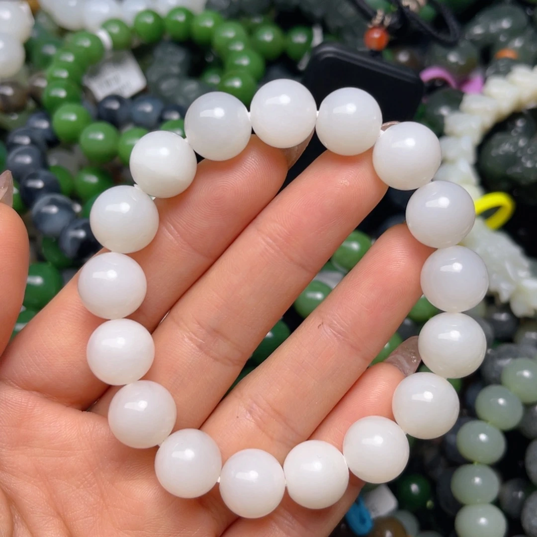 和田玉未镶嵌手链