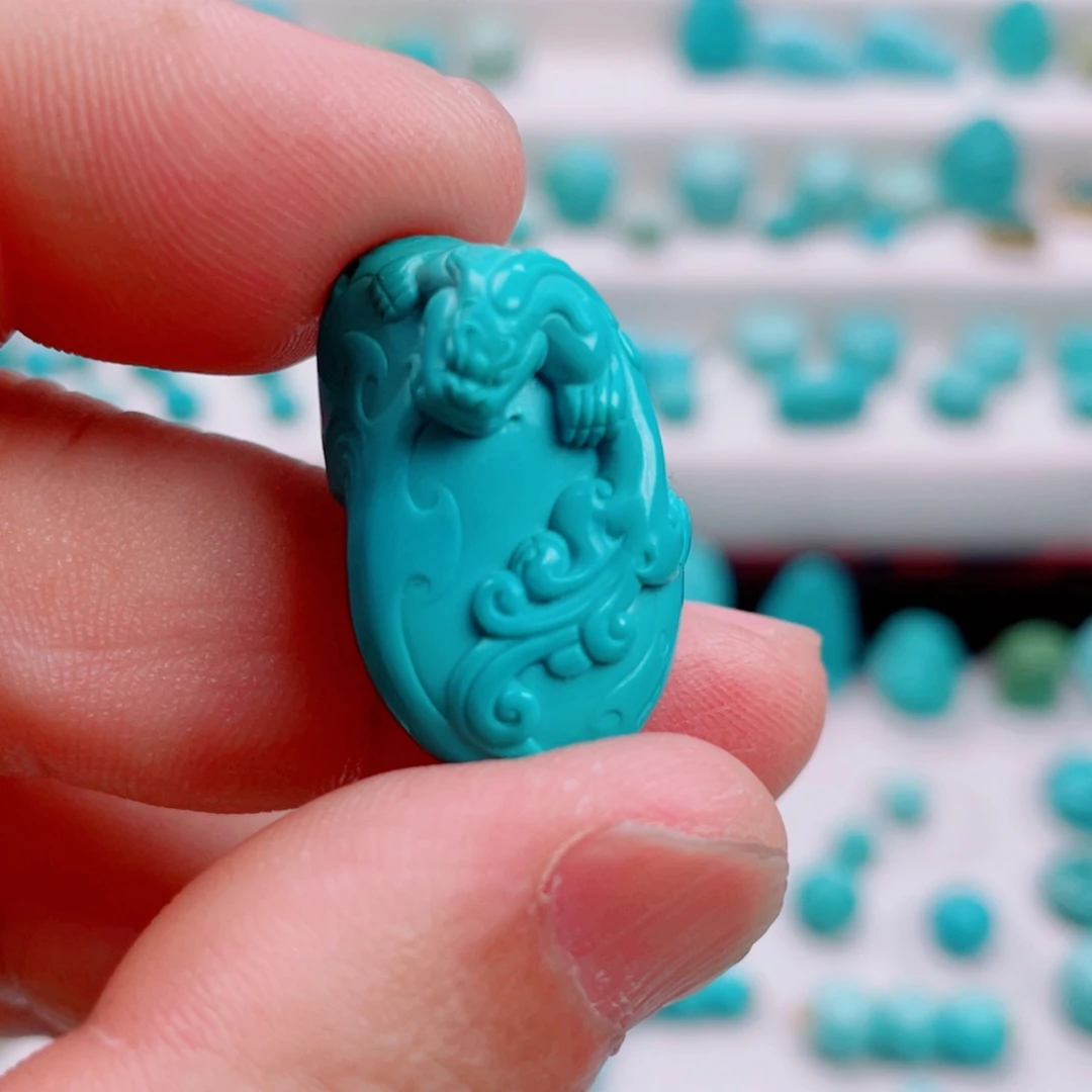 绿松石未镶嵌吊坠(不含链)