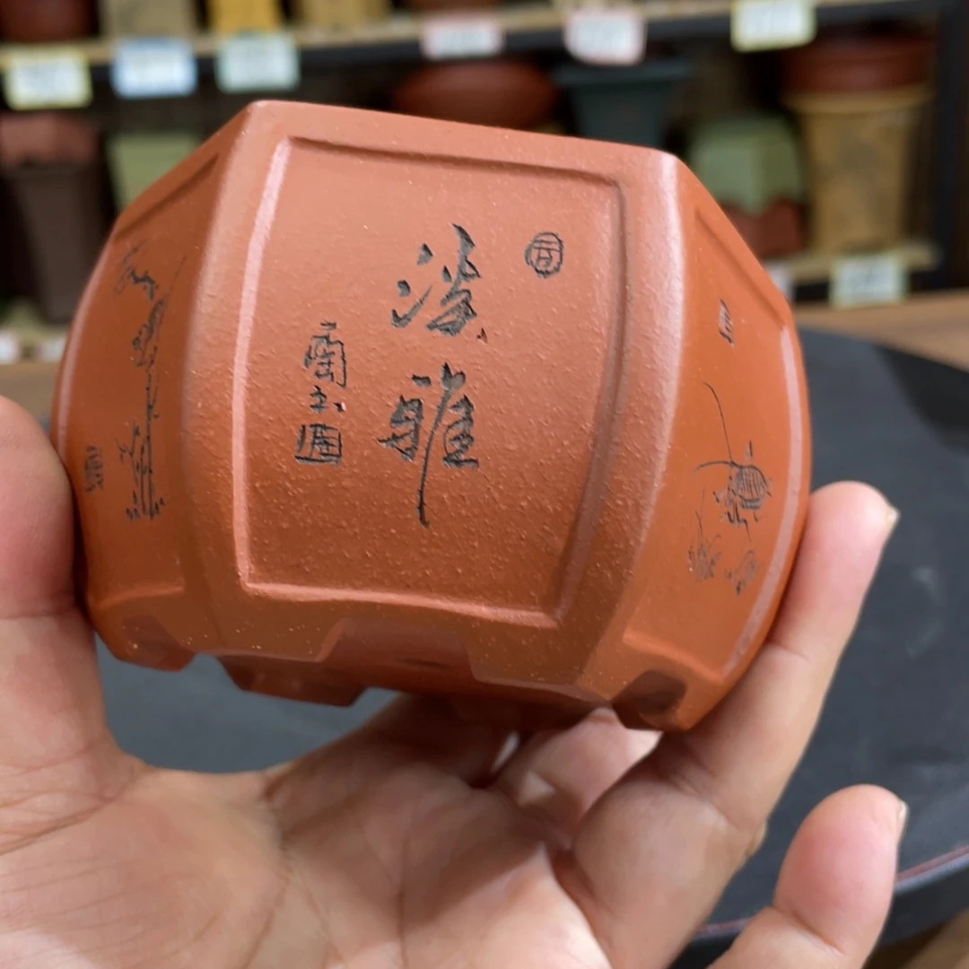 紫砂花盆紫砂花盆在这里