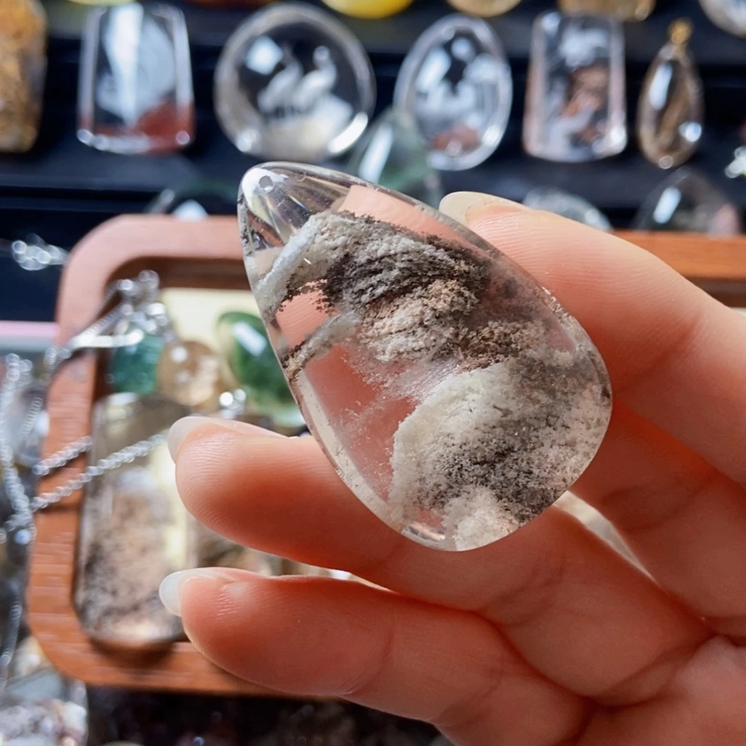 颈饰水晶未镶嵌毛衣链