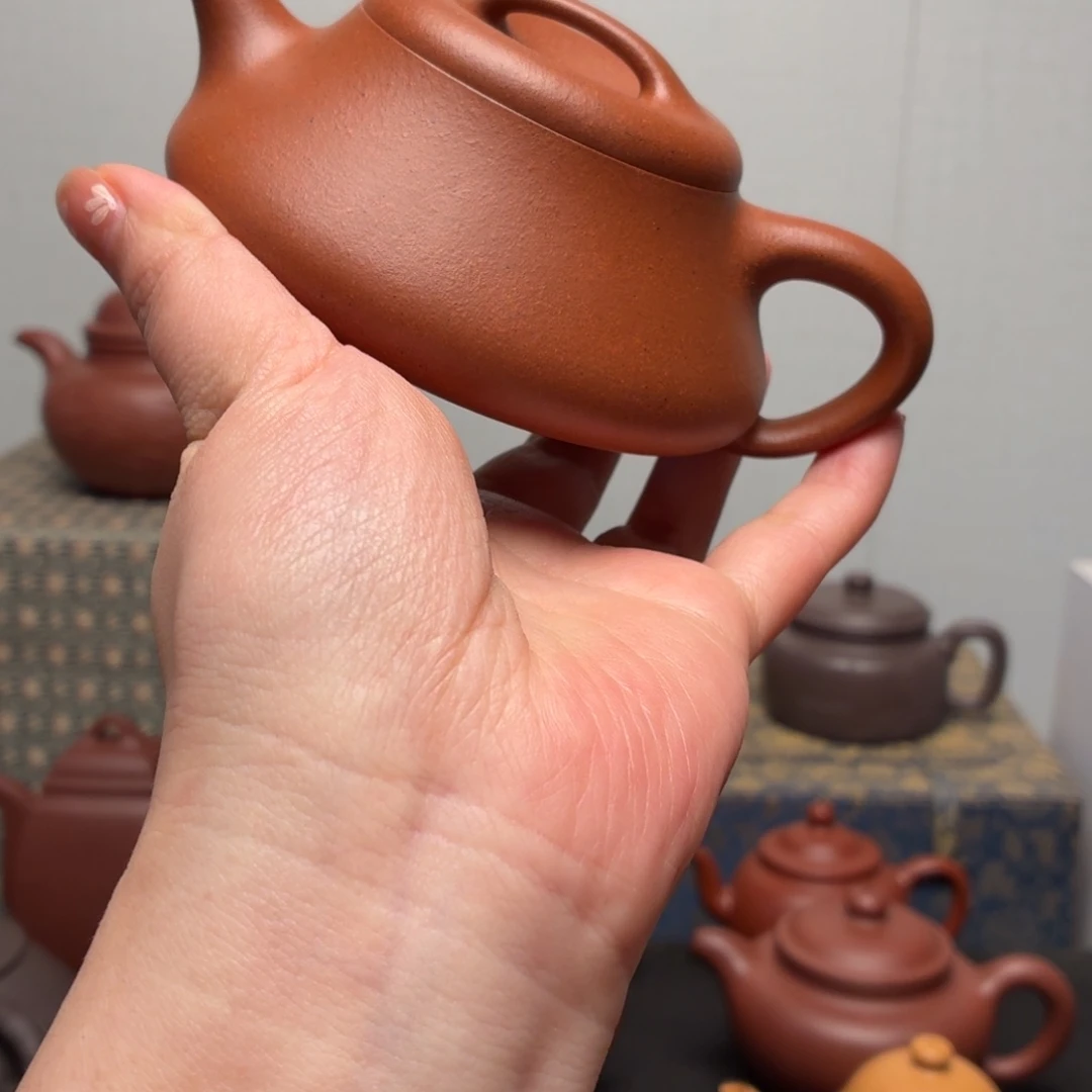 紫砂茶壶全手工大红泥